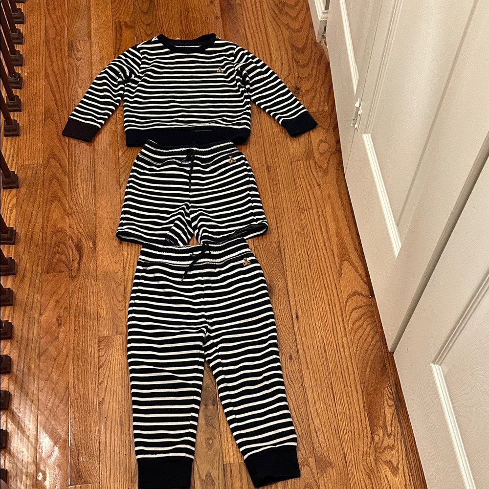 Gap Striped Navy and White Kids 3 piece Set-3T